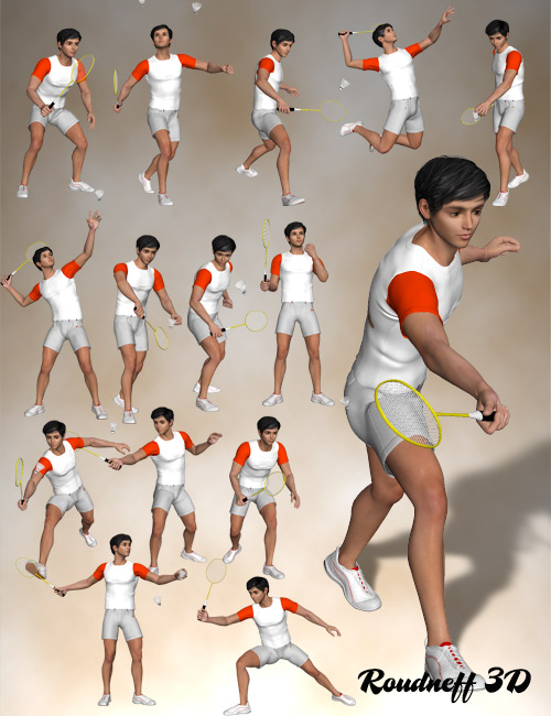 3d badminton hommes