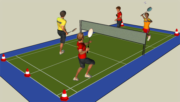 Badminton 3d image 2